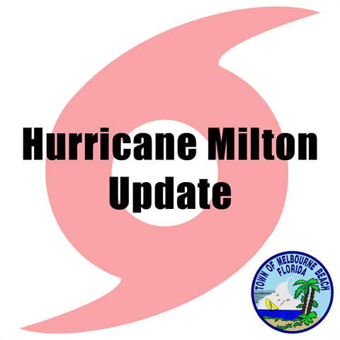 Hurricane Milton Update graphic